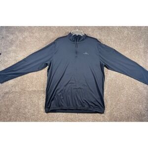 Paradox Mens XL Black Quarter Zip Pullover Long Sleeve Performance Shirt Stretch